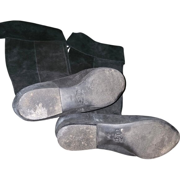 Guess Womens Black Over-The-Knee Leather & Man-Made Boots Size 7.5M - Picture 6 of 9